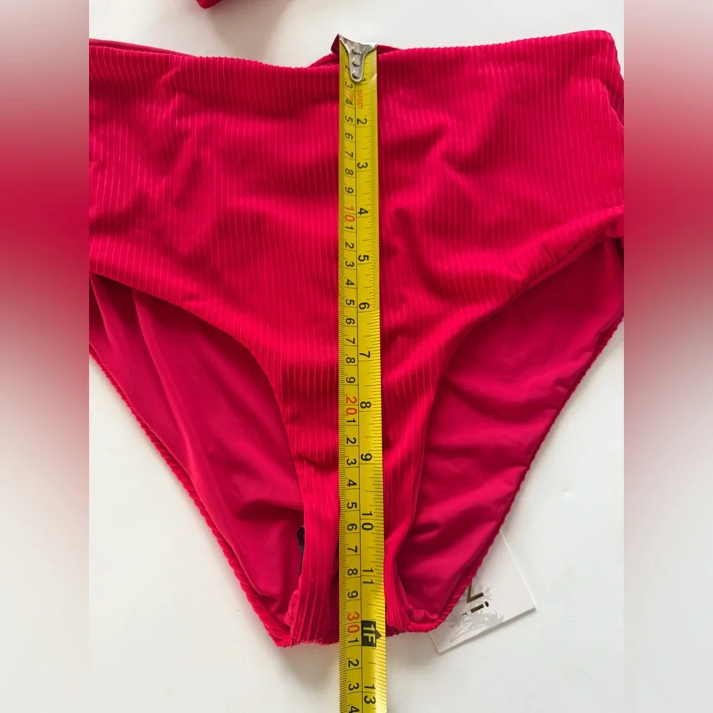 TiniBikini Reversible ‎ Crimson Crisscross Bikini Set